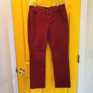 Talbots Red Corduroy Style Red Pants